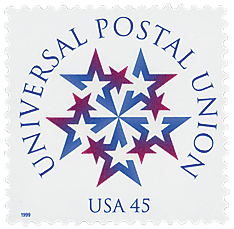 1999 45¢ Universal Postal Union