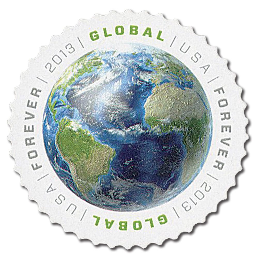 # 4740 - 2013 Global Forever Stamp - Earth