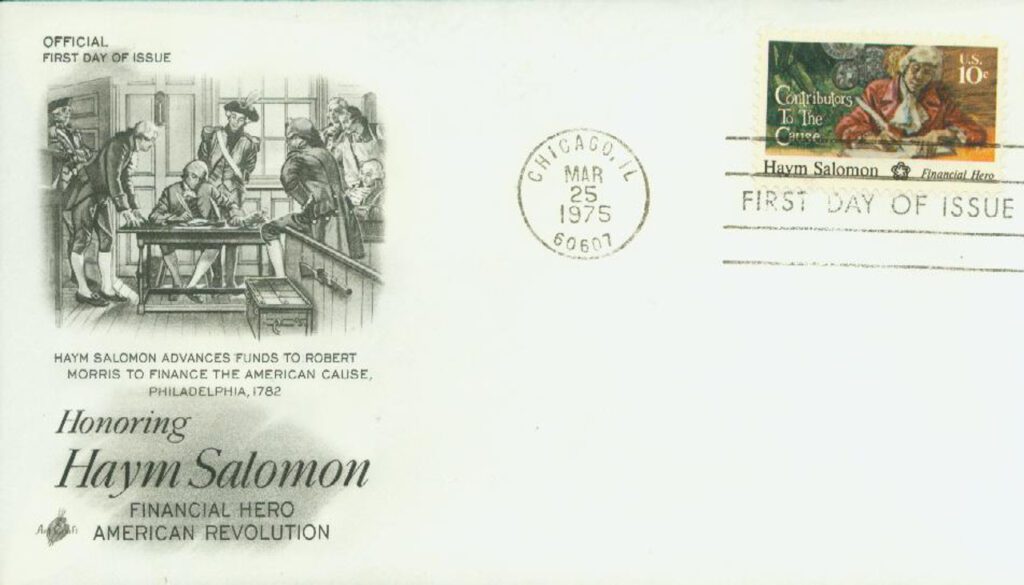 #1561 - 1975 10c Contributors to the Cause: Haym Salomon Classic First Day Cover