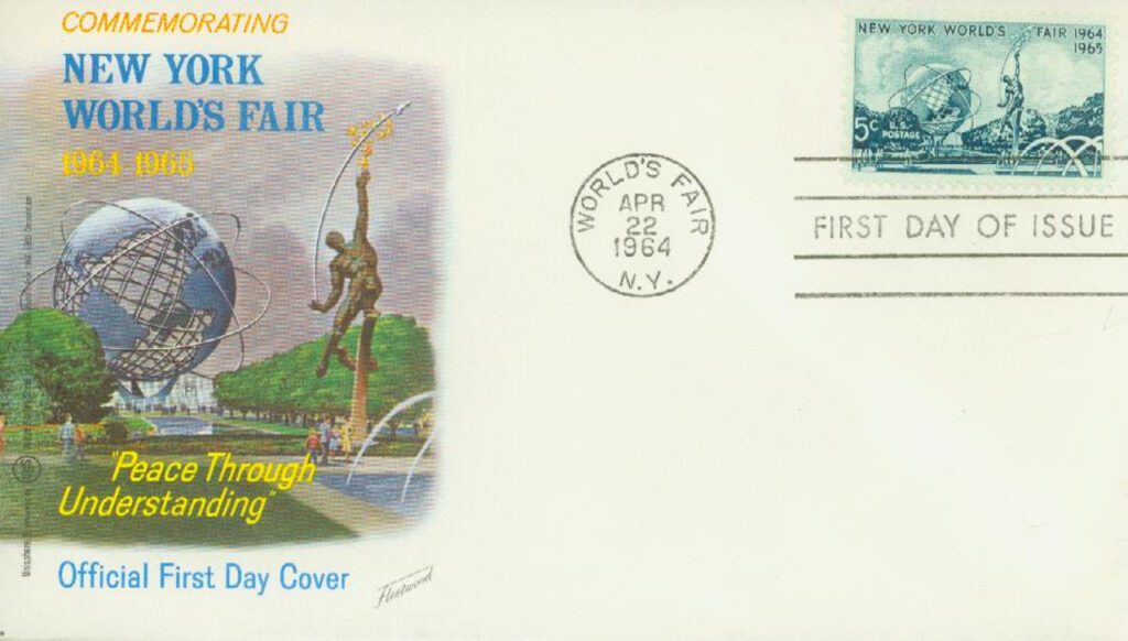 #1244 - 1964 5c New York World's Fair Fleetwood First Day Cover