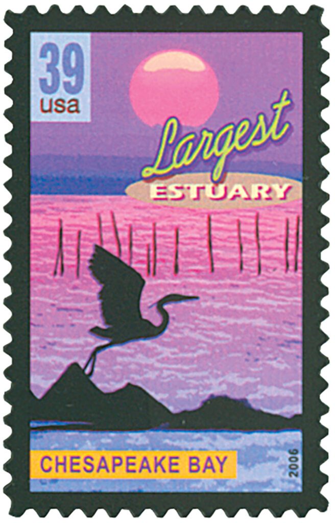 2006 39¢ Chesapeake Bay, Largest Estuary