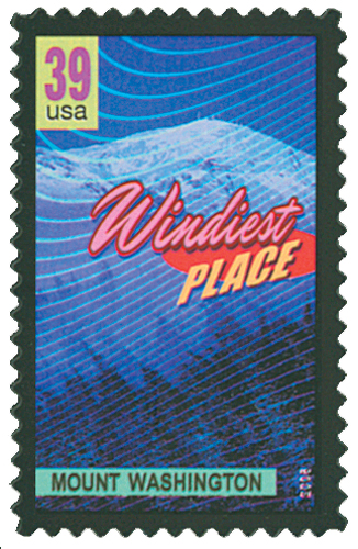 2006 39¢ Mt. Washington, Windiest Place