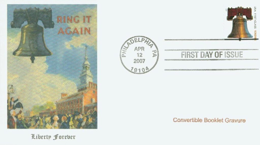 #4125 - 2007 First-Class Forever Stamp, non-denominated, self-adhesive (Avery Dennison) Fleetwood First Day Cover