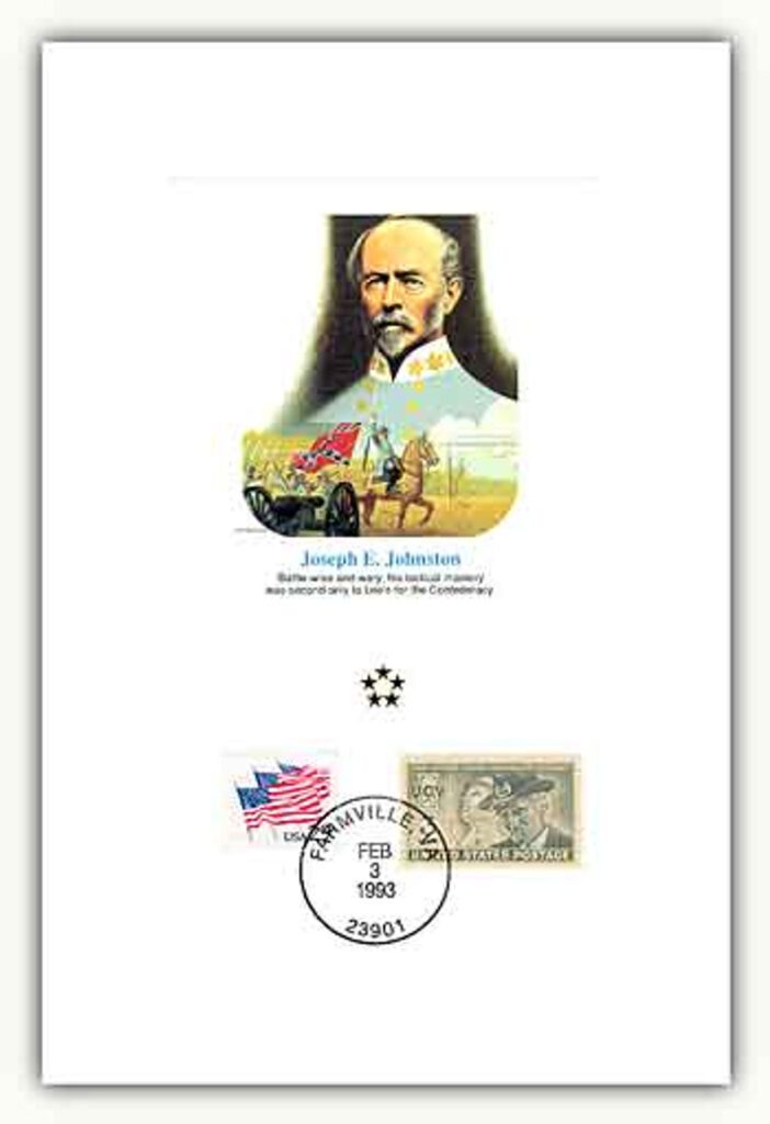 #47066A - 1991 AGMH Joseph Johnston Proofcard Only