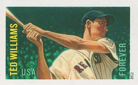 2012 Imperforate Ted Williams
