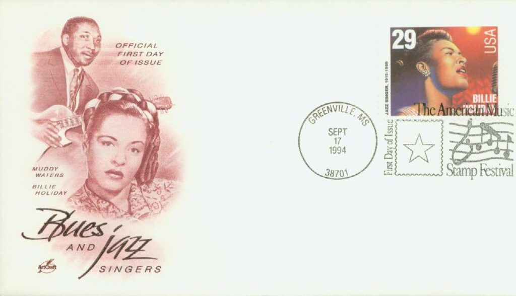 # 2856 - 1994 29c Blues and Jazz Singers: Billie Holiday Classic First Day Cover