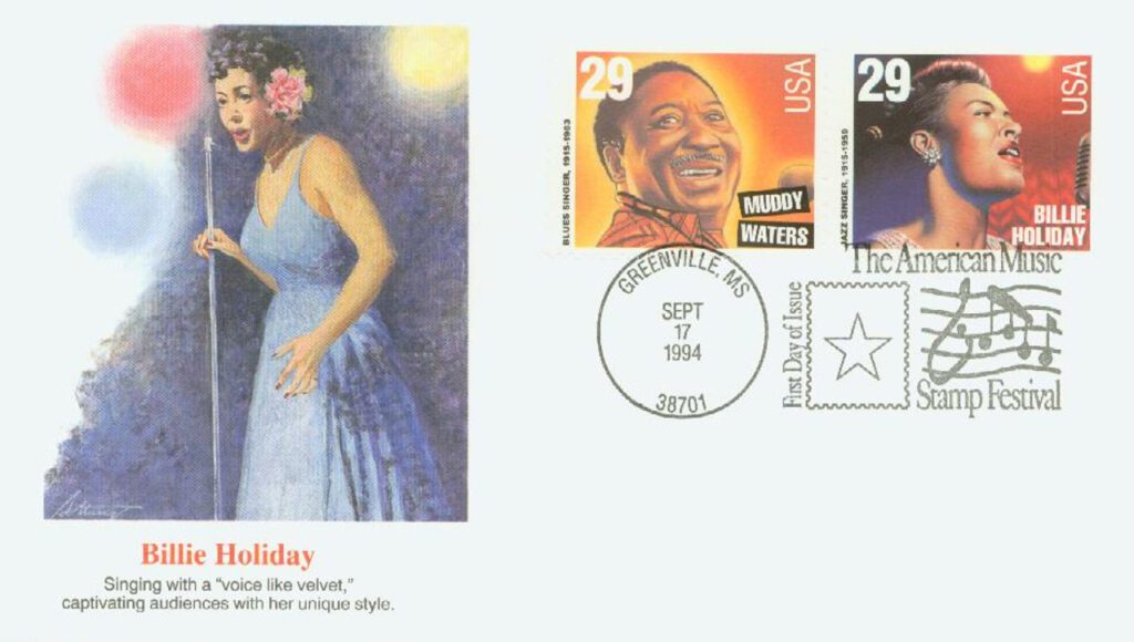 # 2856 - 1994 29c Blues and Jazz Singers: Billie Holiday Fleetwood First Day Cover