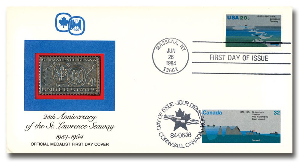 #59113 - 1984 US/Cda Silver Pnc St Lawrence Seawy w/Al