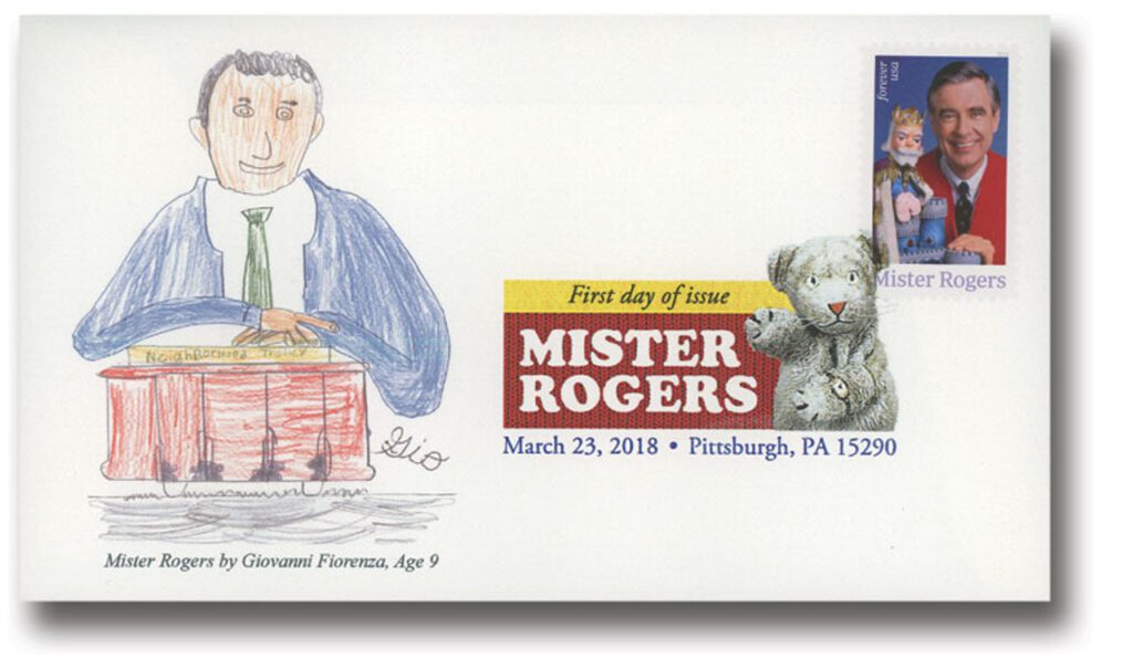 #5275 - 2018 First-Class Forever Stamp, Mister Rogers Fleetwood First Day Cover with Digital Color Cancel