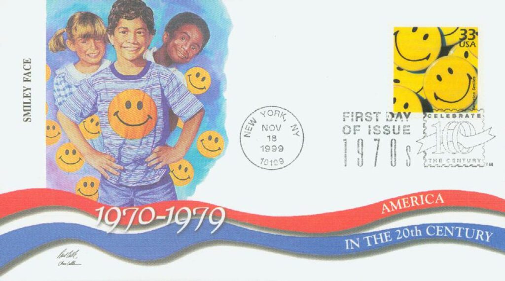 #3189m - 1999 33c Celebrate the Century,1970s: America Smiles Fleetwood First Day Cover