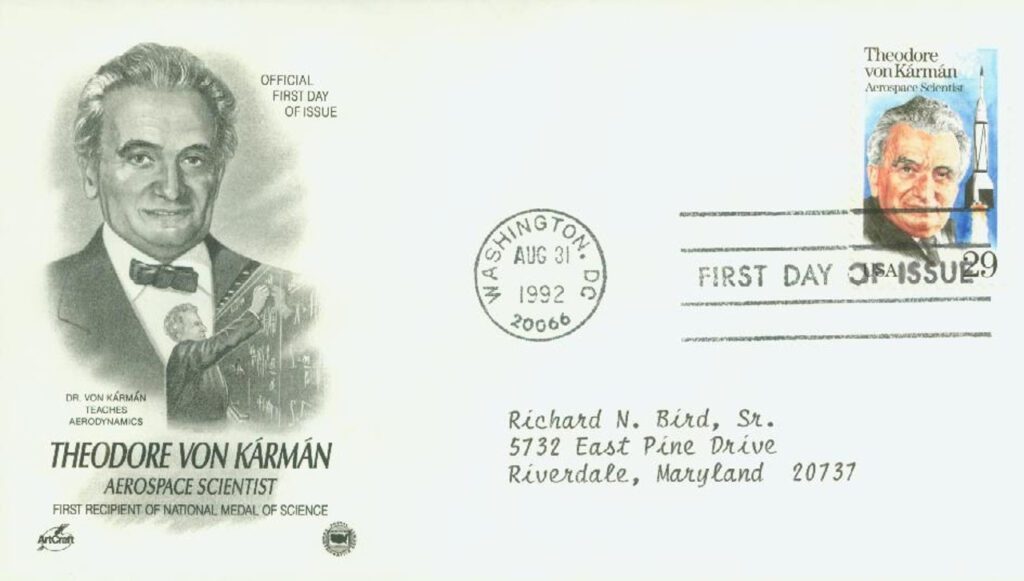 #2699 - 1992 29c Dr. Theodore von Karman Classic First Day Cover