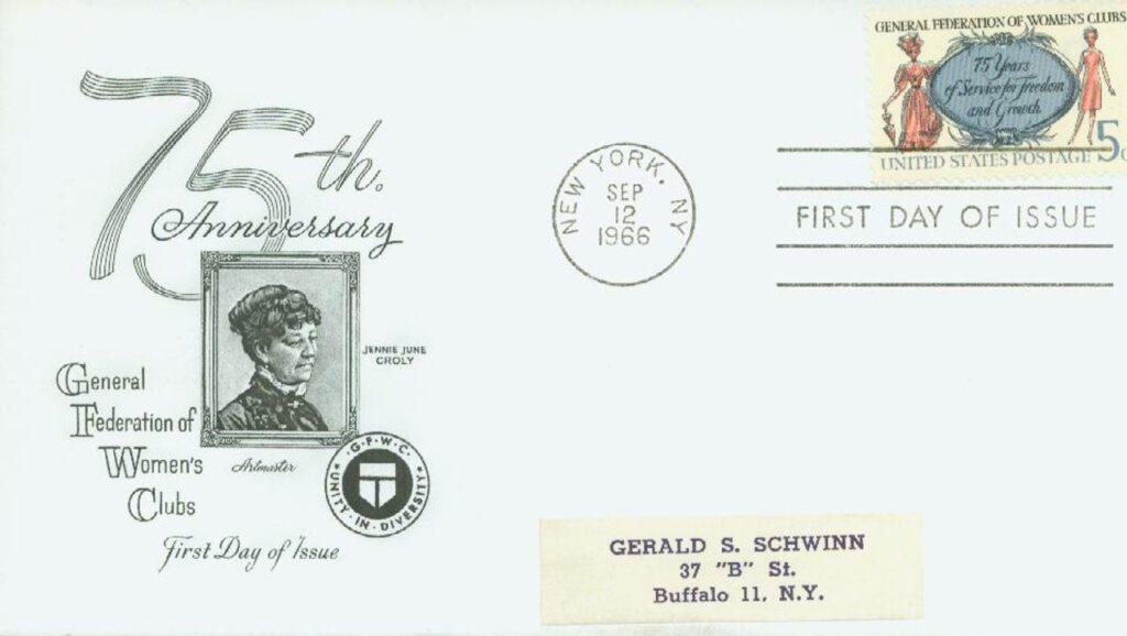 #1316 - 1966 5c General Federation of Women's Clubs Classic First Day Cover