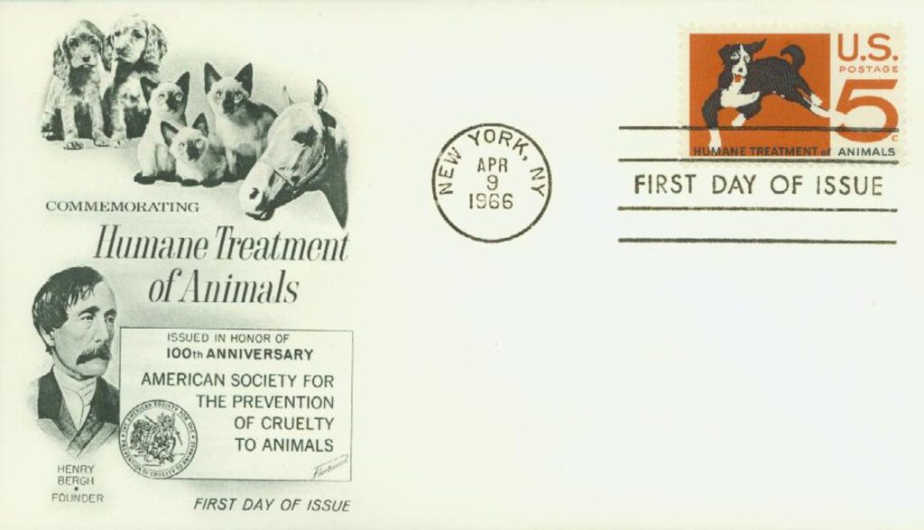 # 1307 - 1966 5c Humane Treatment of Animals Fleetwood First Day Cover