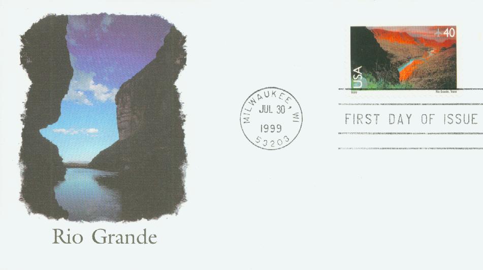 # C134 - 1999 40c Rio Grande Fleetwood First Day Cover