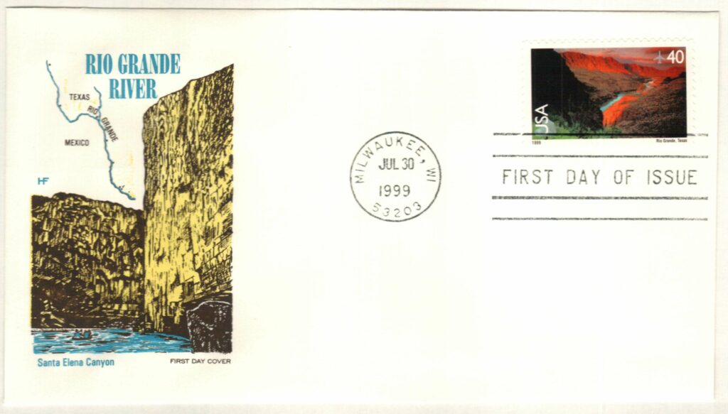 # C134 - 1999 40c Rio Grande Classic First Day Cover
