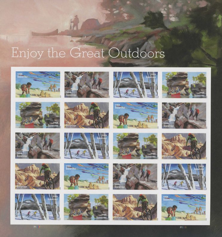 # 5475-79 - 2020 First-Class Forever Stamps - Enjoy the Great Outdoors