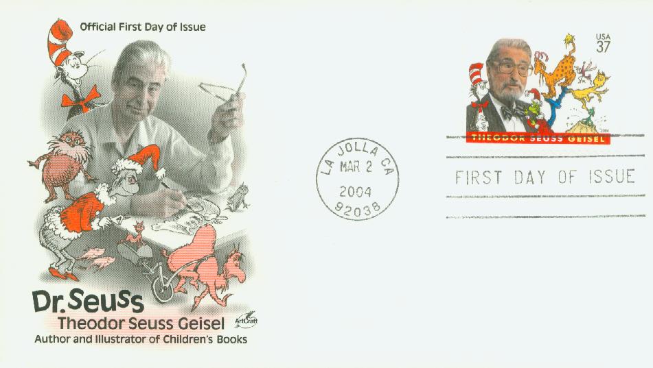 # 3835 - 2004 37c Dr. Seuss Classic First Day Cover