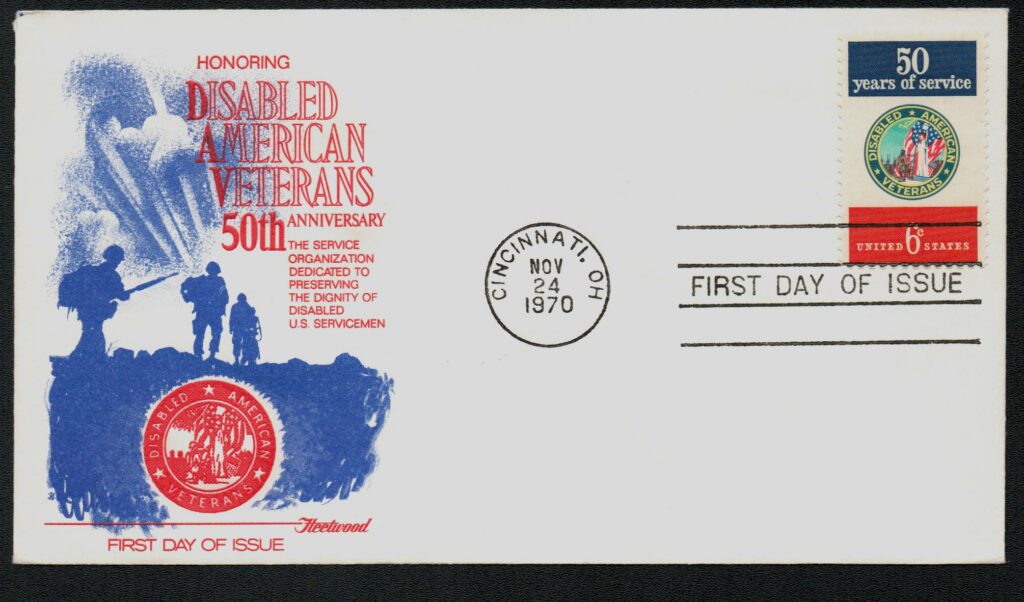 1970 6c Disabled American Veterans Fleetwood First Day Cover