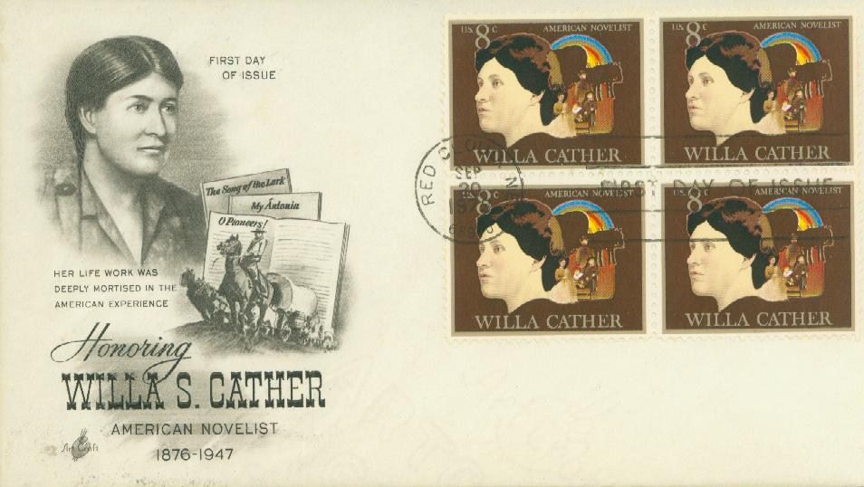 # 1487 - 1973 8c Willa Cather Classic First Day Cover