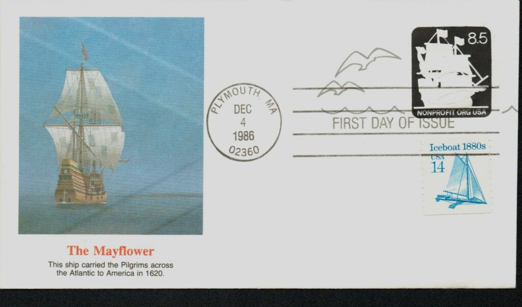 1986 8.5¢ Stamped Envelopes and Wrappers - The Mayflower