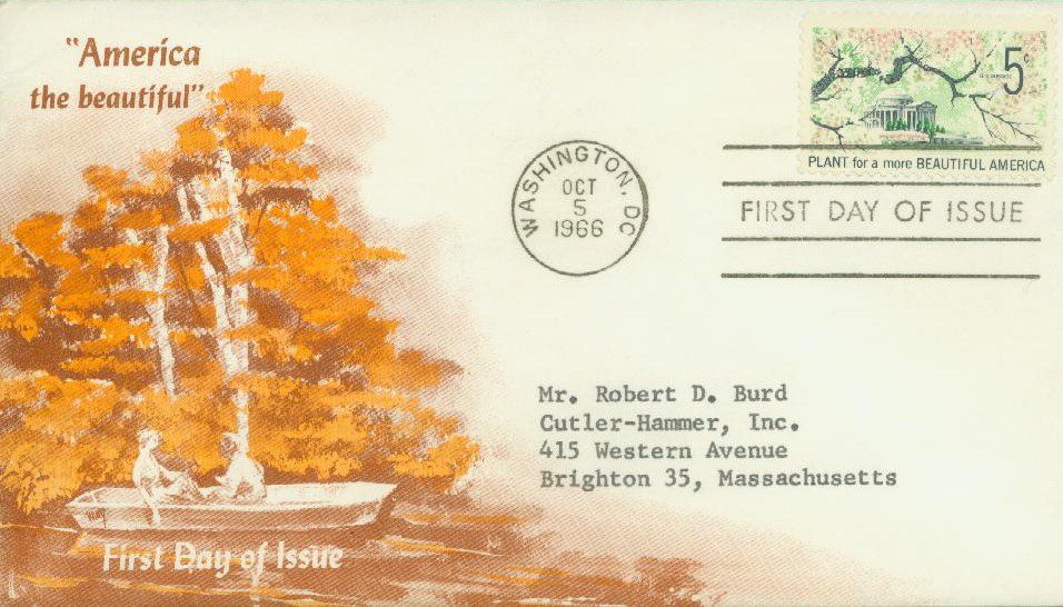 # 1318 - 1966 5c Beautification of America Classic First Day Cover