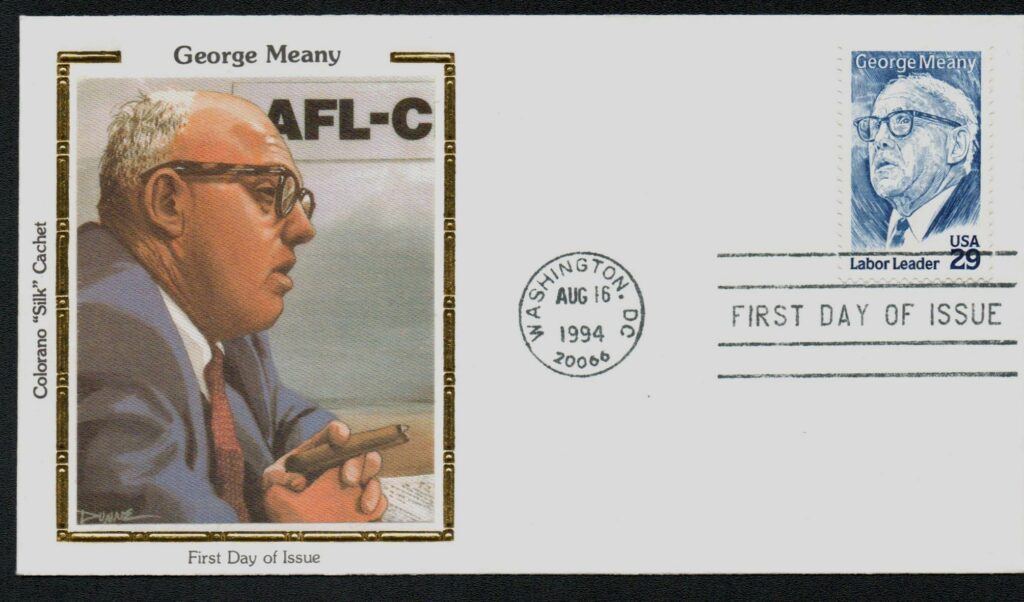 1994 29¢ George Meany Mystic First Day Cover