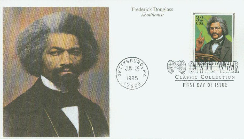 1995 32¢ Frederick Douglass Mystic First Day Cover