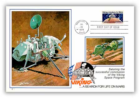 1978 15¢ Viking Missions to Mars First Day Cover Proofcard