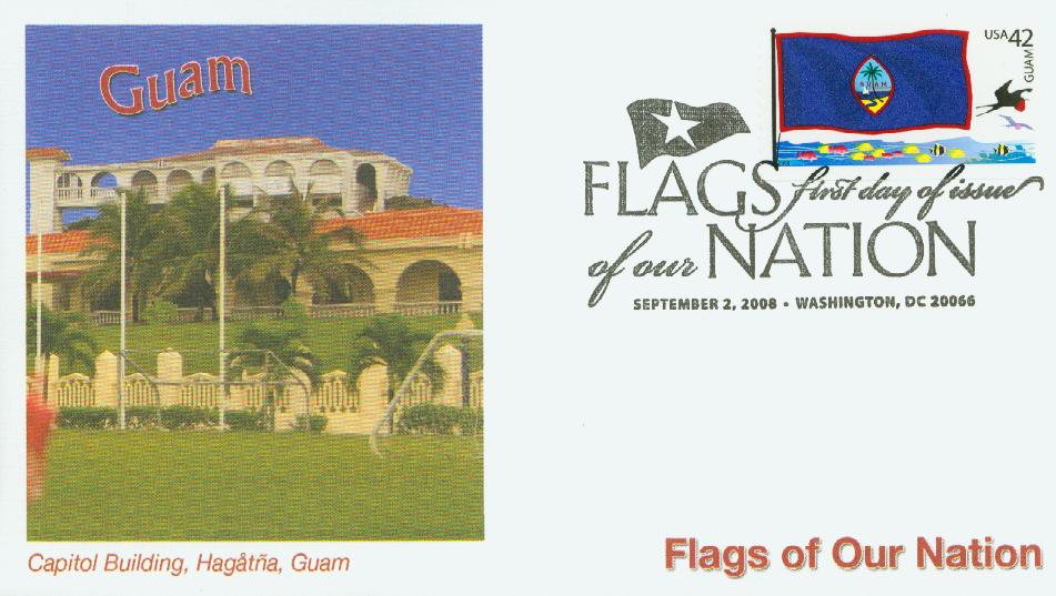 2008 42¢ Flags of Our Nation: Guam Fleetwood First Day Cover