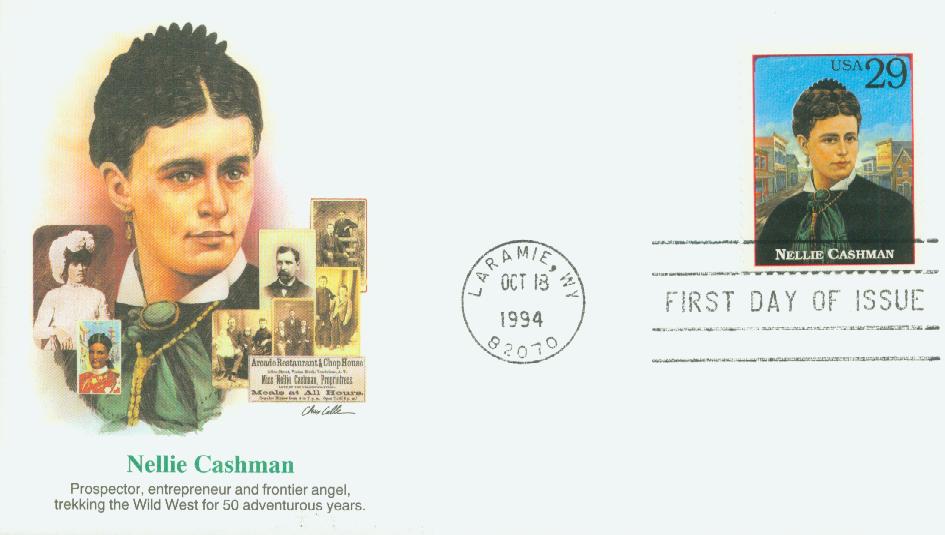 # 2869k - 1994 29c Legends of the West: Nellie Cashman Fleetwood First Day Cover