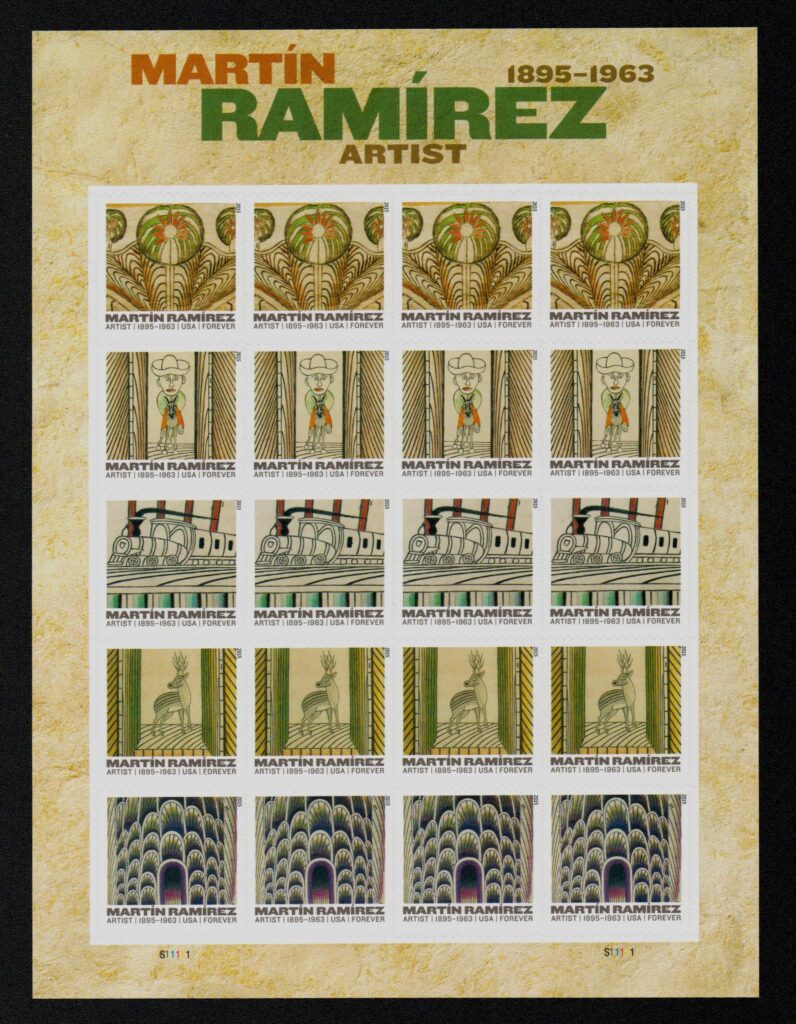 # 4968-72 - 2015 First-Class Forever Stamp - Martin Ramirez (1895-1963) Mint Sheet