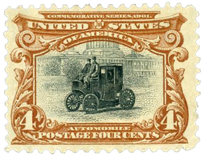 1901 4¢ Pan-American Exposition: Electric Automobile