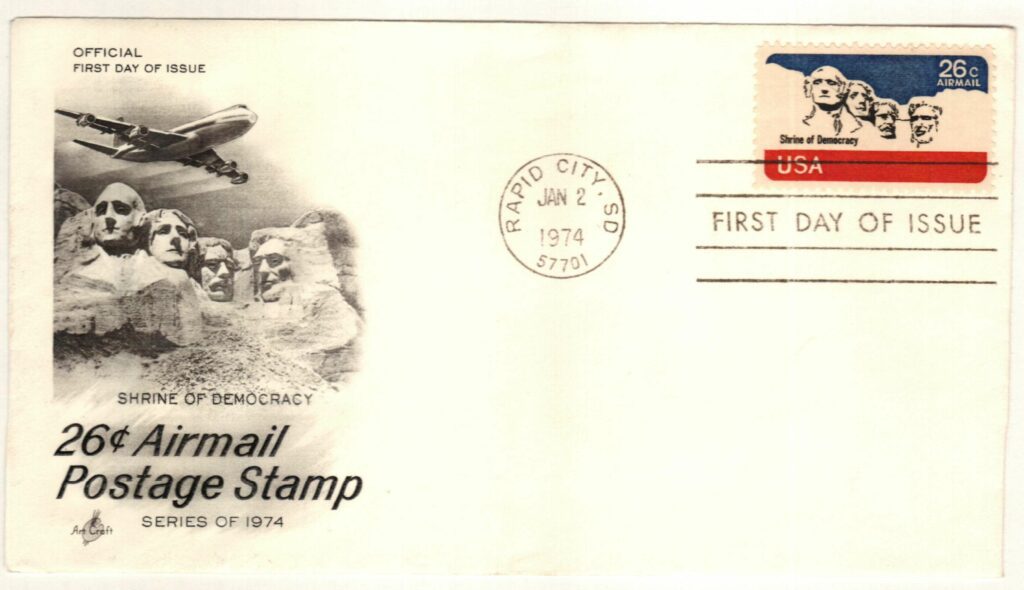 # C88 - 1974 26c Mt. Rushmore Classic First Day Cover