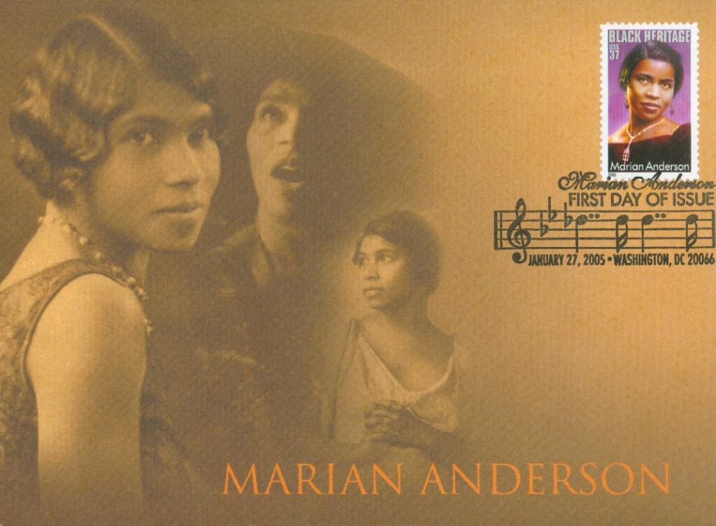 # 3896 - 2005 37c Black Heritage: Marian Anderson Postal Service First Day Cover
