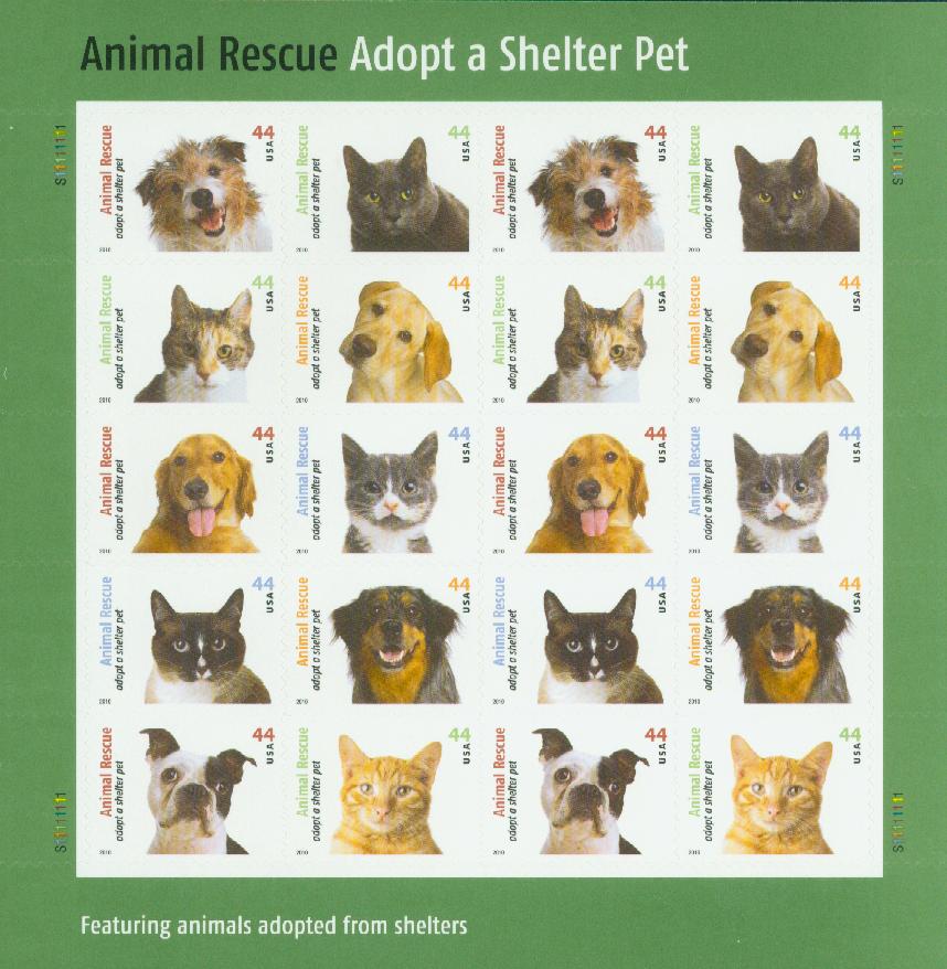 2010 44¢ Adopt a Shelter Pet