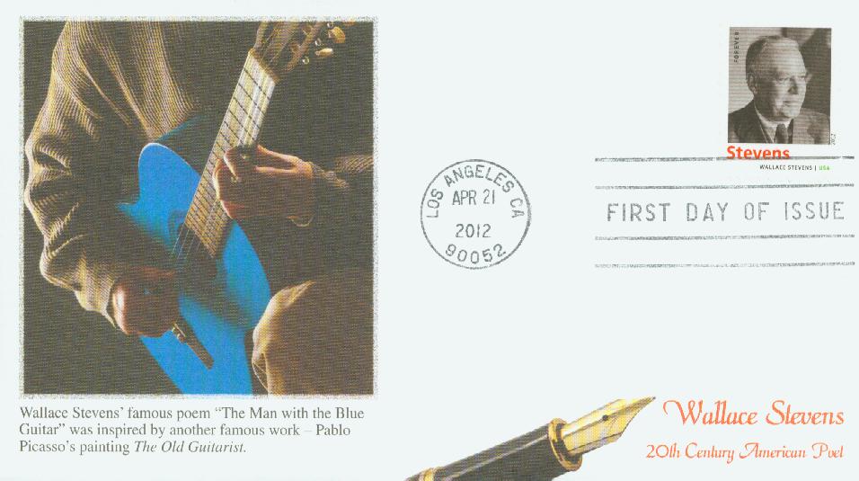 2013 Wallace Stevens Fleetwood First Day Cover