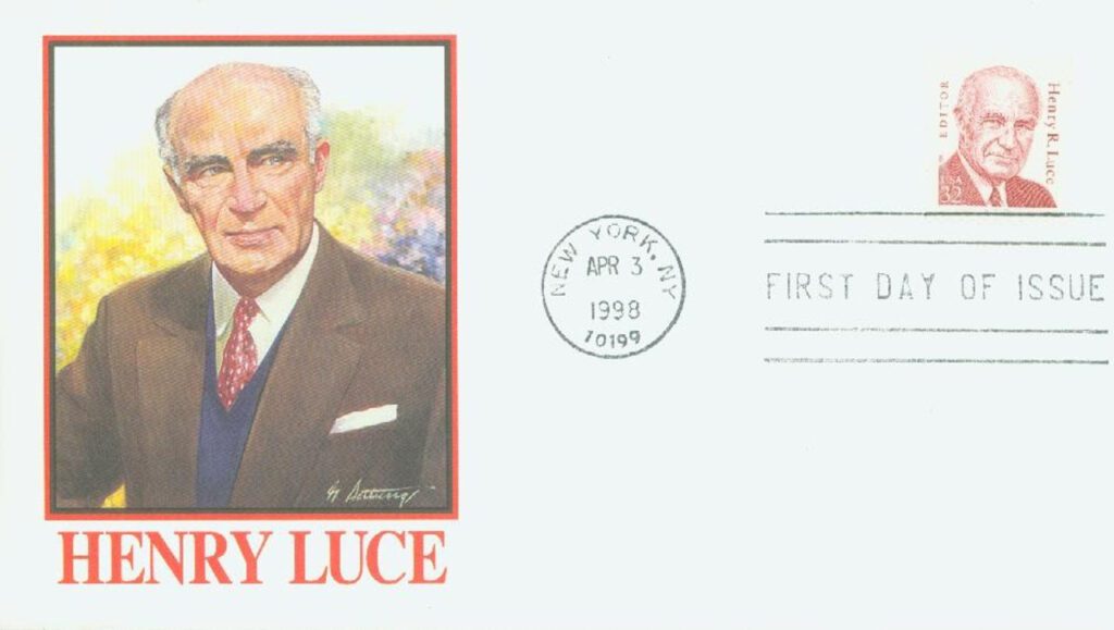 #2935 - 1998 32c Great Americans: Henry R. Luce Classic First Day Cover