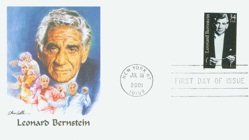 2001 34¢ Leonard Bernstein 