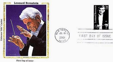 2001 34¢ Leonard Bernstein 