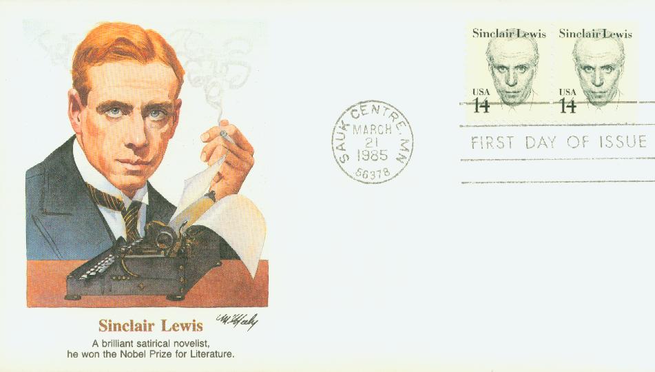 # 1856 - 1985 14c Great Americans: Sinclair Lewis