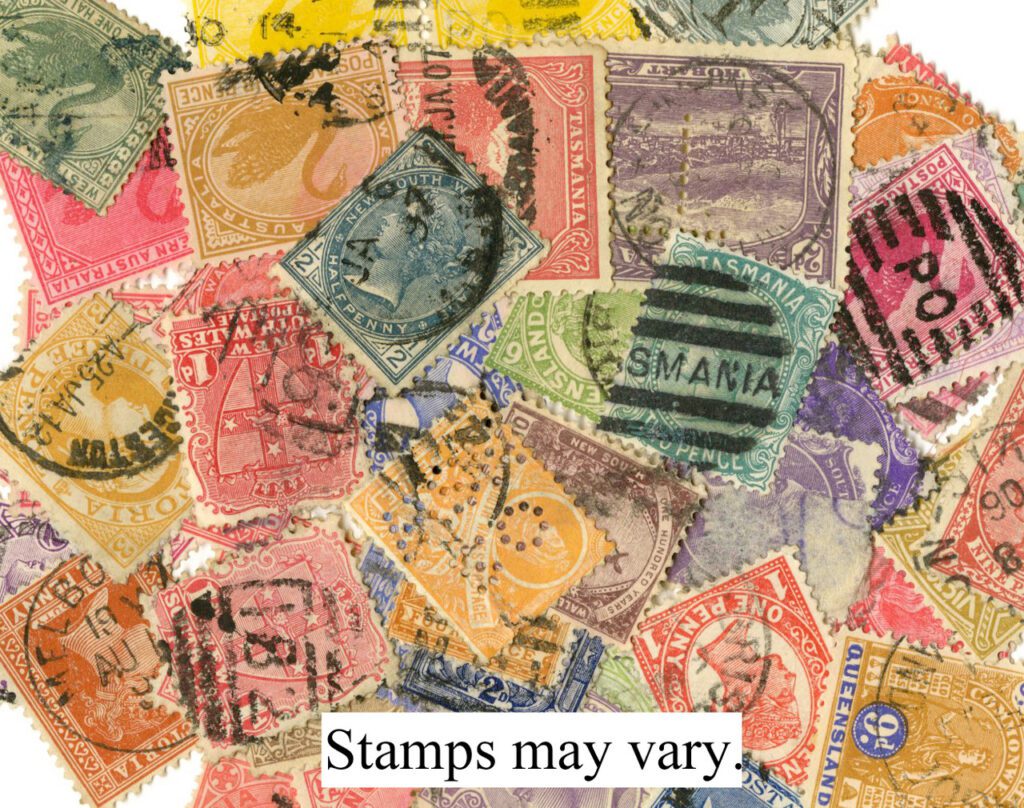 # MP1181 - Australian States, 50 Different Stamps
