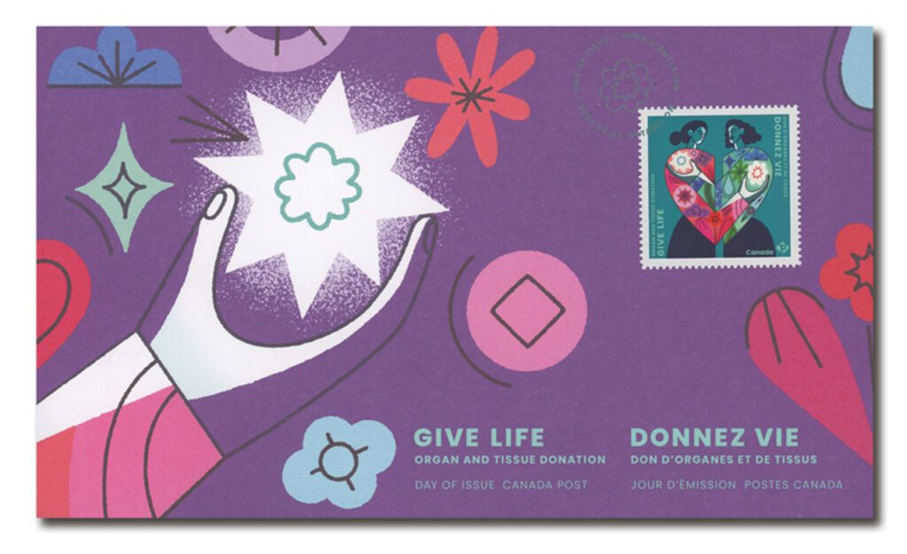 # MCV056 - 2022 Organ and Tissue Donation First Day Cover, Canada
