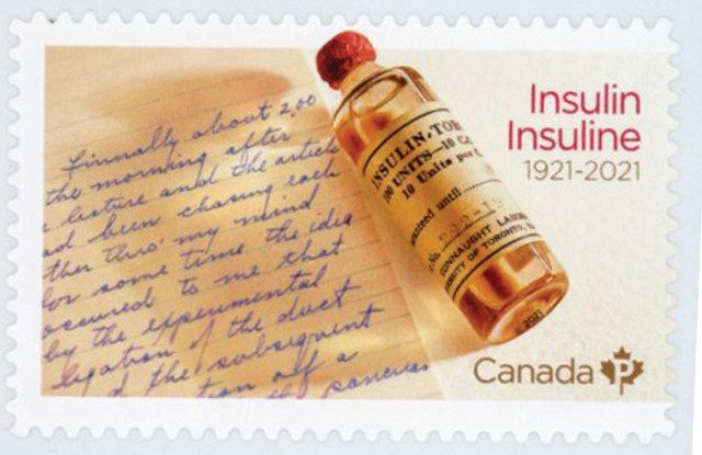 #MFN148 - 2021 Insulin-100th Anniversary, Mint, Booklet Stamp, Canada