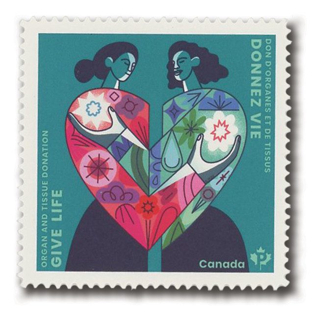 # MFN297 - 2022 Organ and Tissue Donation, 1 Mint Stamp, Canada
