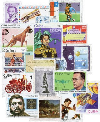 # M11689 - 130 Used Cuba Stamps, selection may vary