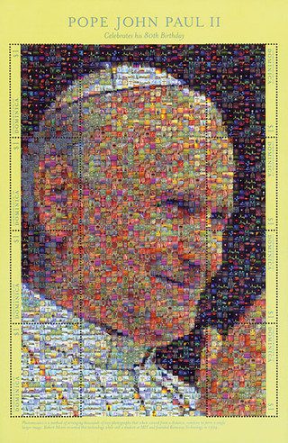 # M6385 - Dominica Pope John Paul II Photomosaic