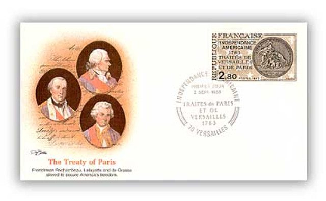 1983 Treaty of Paris - France First Day Cover