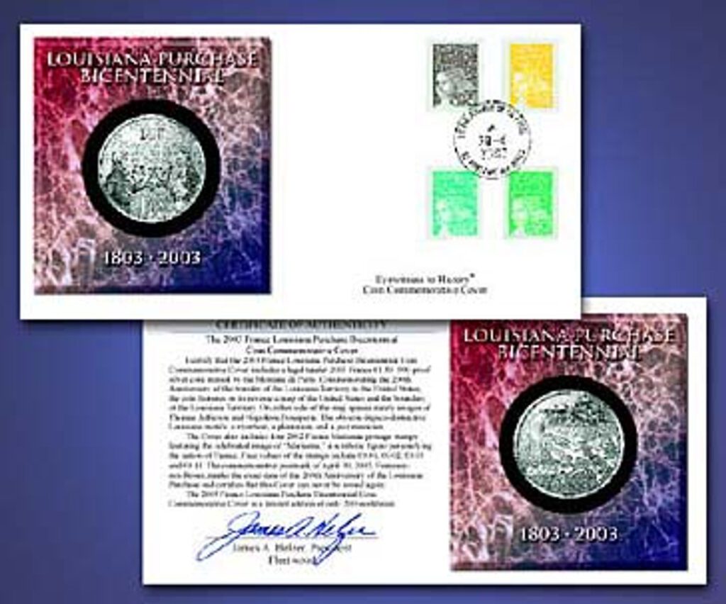 # 59724A - 2003 Bicentennial LA Purchase France Cn Cover