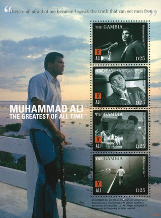 # M10434 - 2008 Gambia Muhammad Ali 4v Mint