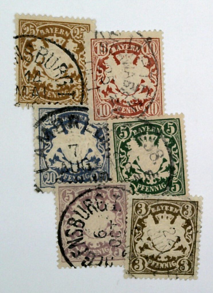 # 60-65 - 1888-1900 German States-Bavaria